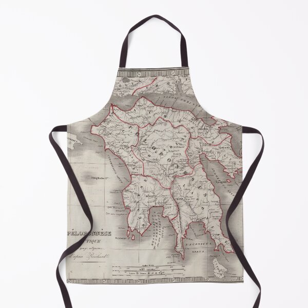 Item preview, Ancient Greek Map of Sparta designed and sold by ClassicalGreece.