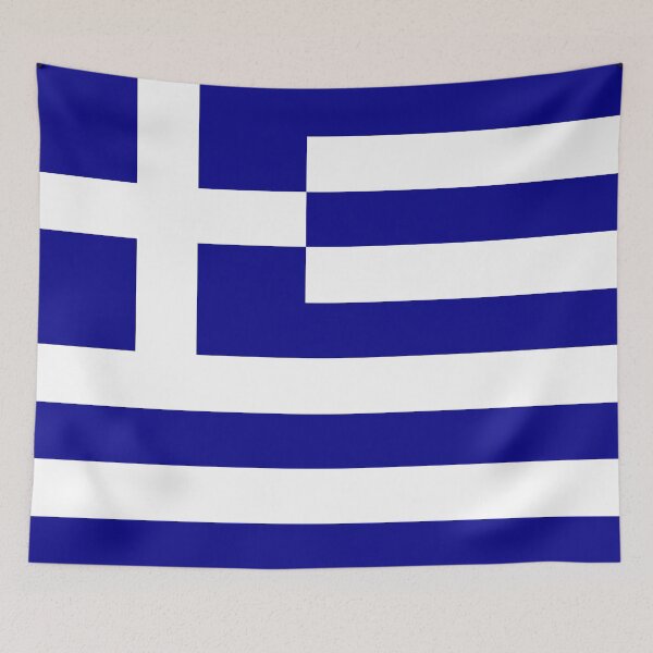 Item preview, Greece flag black designed and sold by emeksedesign.
