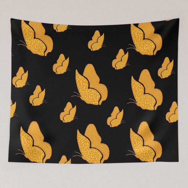 Item preview, Golden yellow and black butterfly designed and sold by Graciouss.