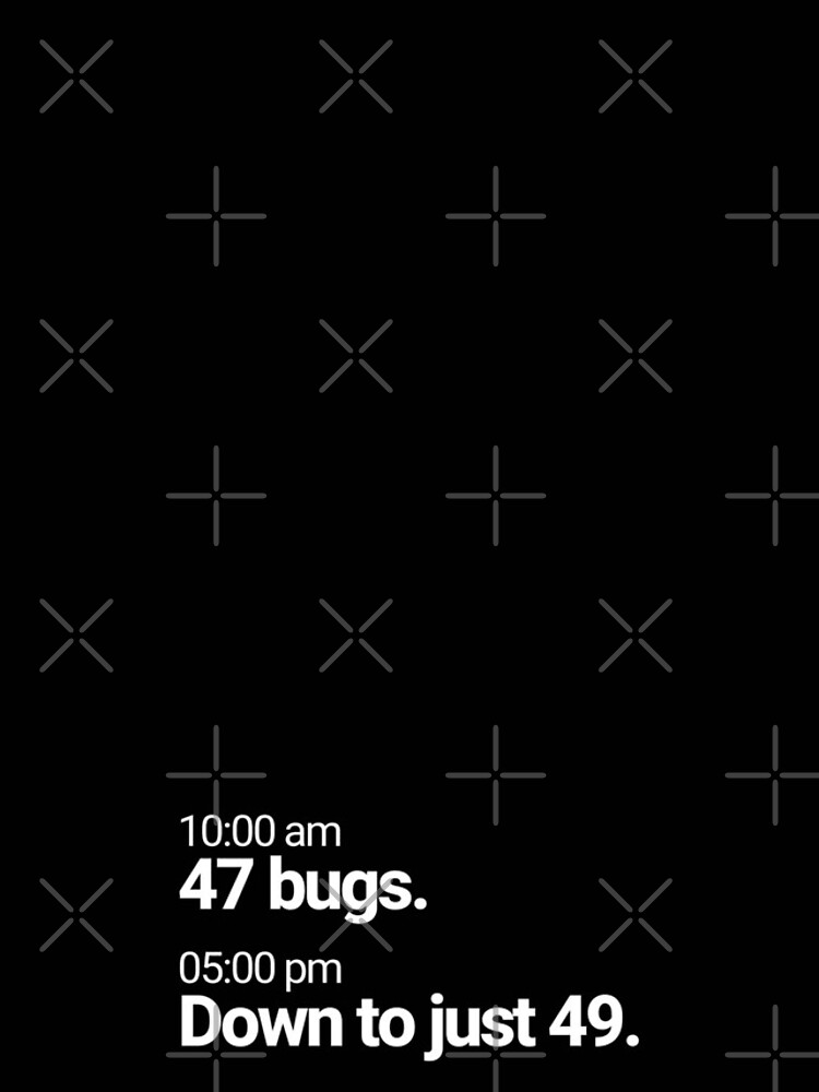 Thumbnail 4 of 4, iPhone Case, Debugging Things Programming Problems Black designed and sold by TheSleepyCat.