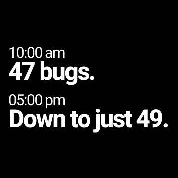 Artwork thumbnail, Debugging Things Programming Problems Black by TheSleepyCat