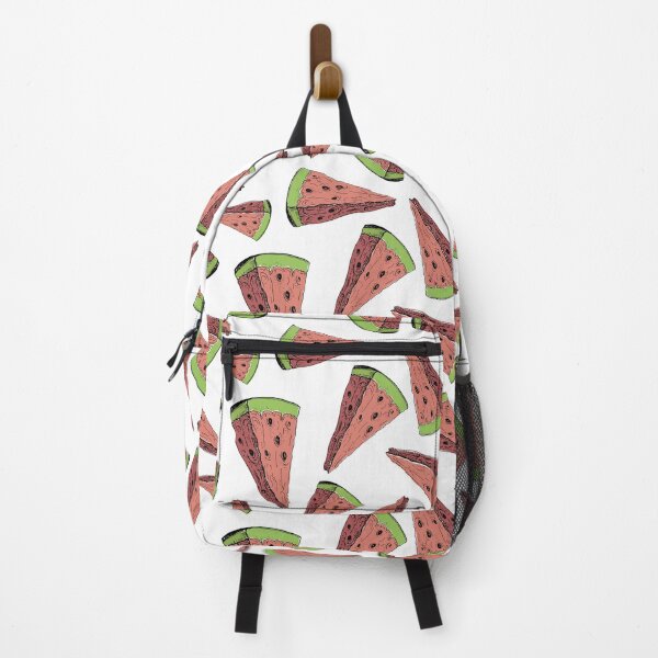 Item preview, Watermelons. Bright pattern of red watermelon slices on a white background. Hand-drawn illustrations designed and sold by Canatic.
