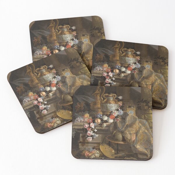 Item preview, Still-Life of Flowers and Fruits by Jean-Baptiste Monnoyer, French, 1665 designed and sold by Shapes-Mania.