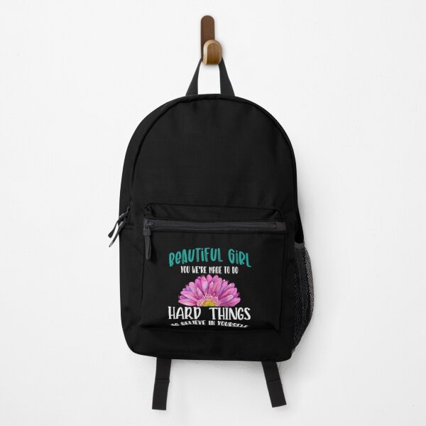 Item preview, Beautiful Girl Believe In Yourself Motivational Quote Saying designed and sold by Dressed For  Duty.