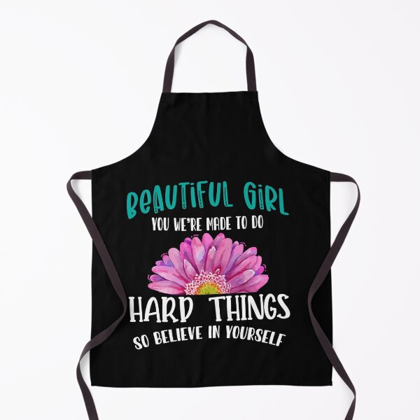 Item preview, Beautiful Girl Believe In Yourself Motivational Quote Saying designed and sold by Dressed For Duty.