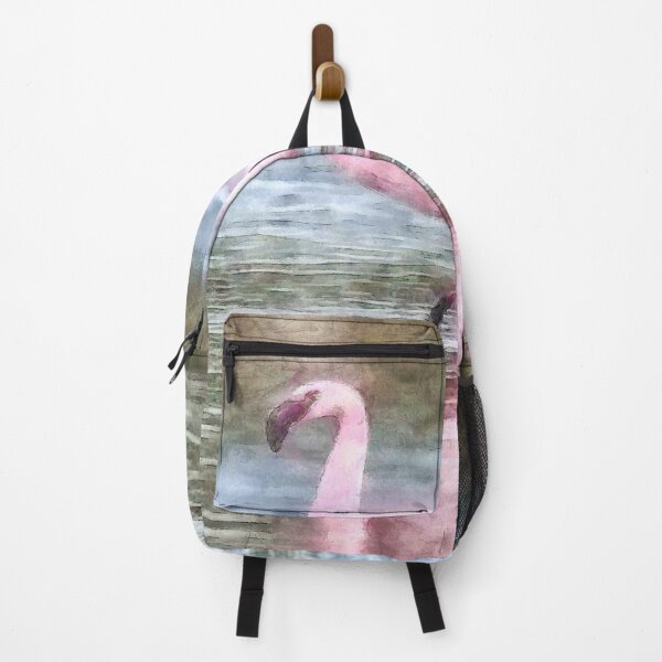 Item preview, Lesser Flamingo Watercolor designed and sold by taiche.