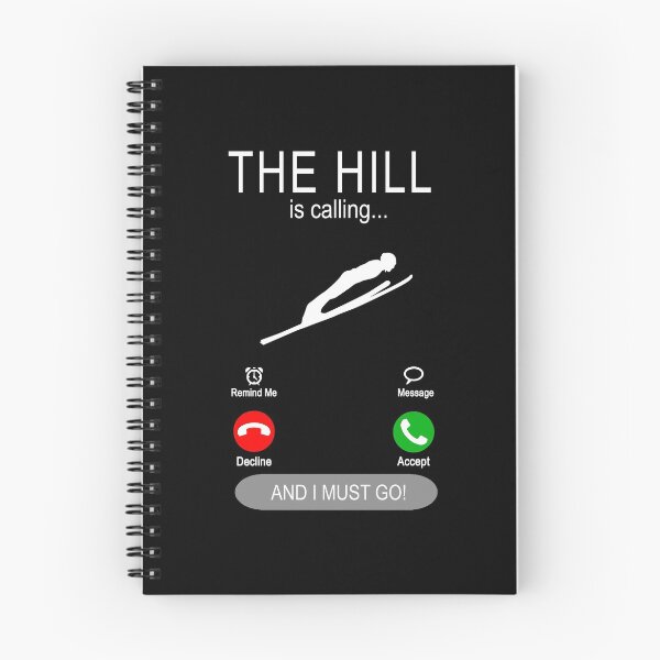 Item preview, The hill is calling - ski jumping ski jumpers designed and sold by dJ-Design.