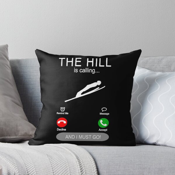 Item preview, The hill is calling - ski jumping ski jumpers designed and sold by dJ-Design.
