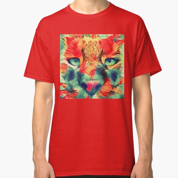 Artificial neural style wild cat Classic T-Shirt