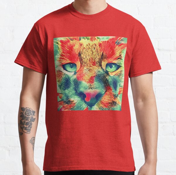 Artificial neural style wild cat Classic T-Shirt