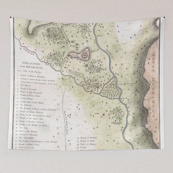 Item preview, Ancient Hellas Map of Sparta  designed and sold by ClassicalGreece.