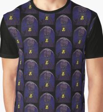 Demon in the mountain - Stained glass villains Graphic T-Shirt