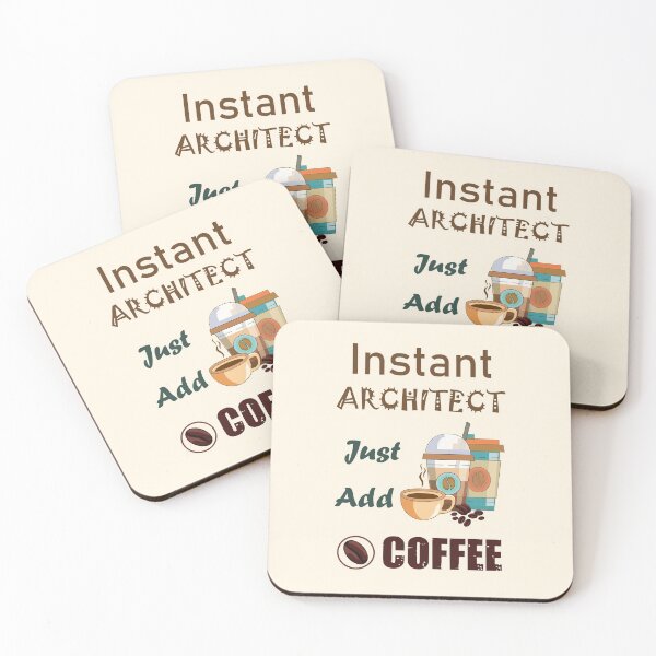 Item preview, Instant legend architect just add to me coffee art dark text, funny coffee lovers architect job, coffee dots ,architect humor, architect joke, architect meme, designed and sold by SGS-.
