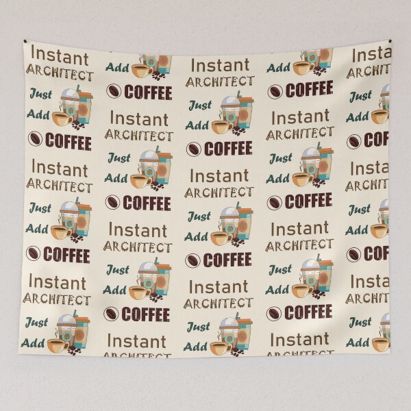 Item preview, Instant legend architect just add to me coffee art dark text, funny coffee lovers architect job, coffee dots ,architect humor, architect joke, architect meme, designed and sold by SGS-.