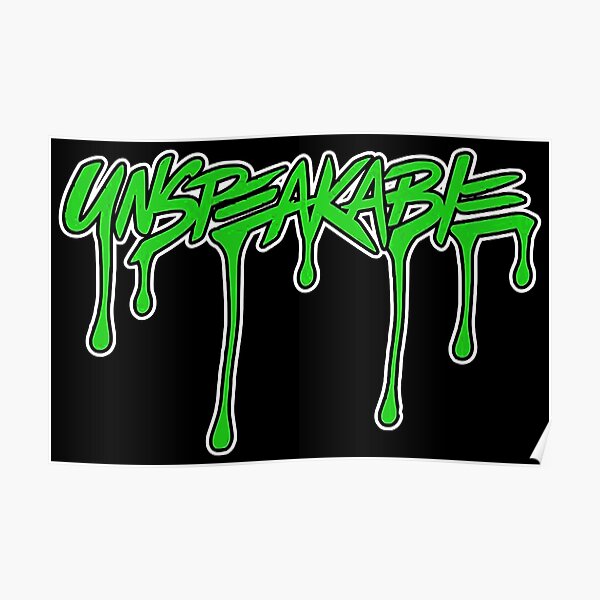 Selling Unspeakble Merchandise Poster