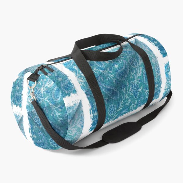 Item preview, Blue Thread And Grunge Ditsy Print designed and sold by Capuletdesigns.
