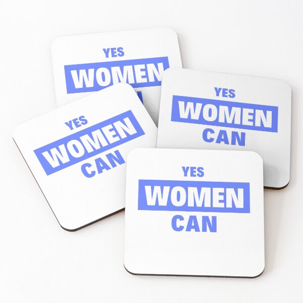 Item preview, T-shirt Blue YES WOMEN CAN designed and sold by khrisxvi.