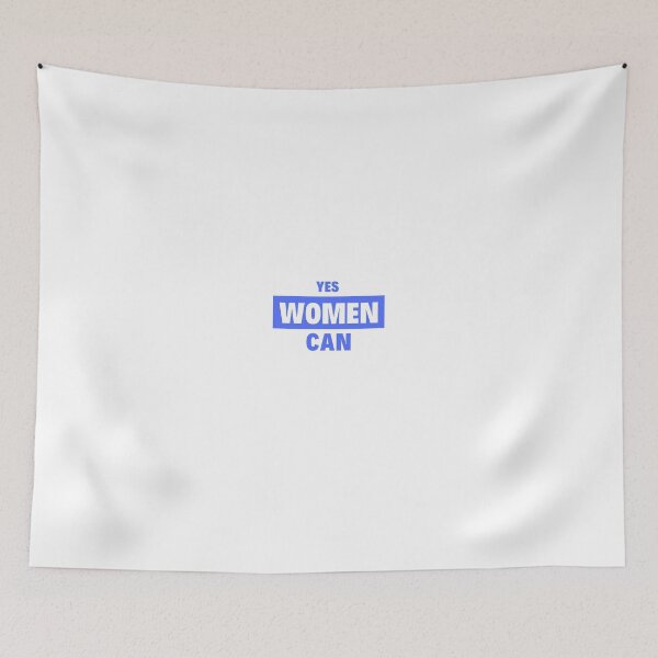 Item preview, T-shirt Blue YES WOMEN CAN designed and sold by khrisxvi.