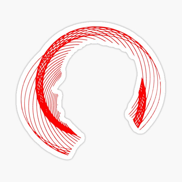 Hitchcock -Spiral Sticker