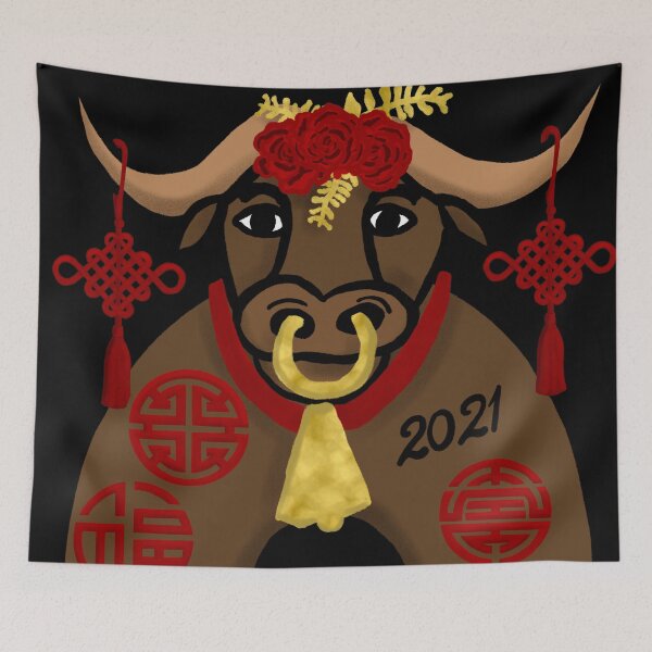 Item preview, 2021Year of the Metal Ox designed and sold by Quick Brown Fox Canada.