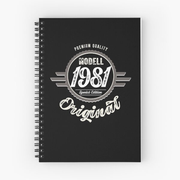 Artikelvorschau, Modell 1981 Original Oldtimer Badge 40 Geburtstag entworfen und verkauft von catsandmore.