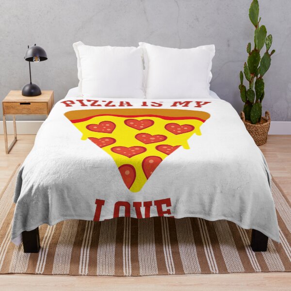 Item preview, Funny 'Pizza is my love'  designed and sold by PinkSunshineRay.