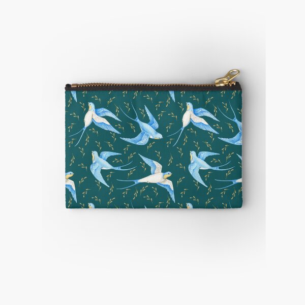 Item preview, little cute watercolor birds swallow designed and sold by InnaShulgina.