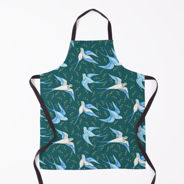 Item preview, little cute watercolor birds swallow designed and sold by InnaShulgina.