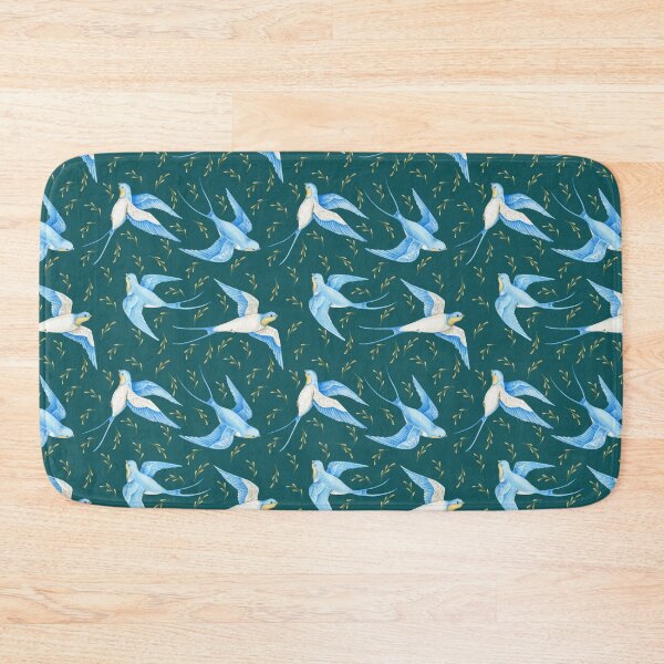Item preview, little cute watercolor birds swallow designed and sold by InnaShulgina.