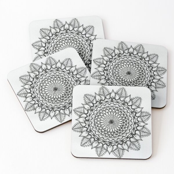 Item preview, Black and White Mandala designed and sold by adapleiades.