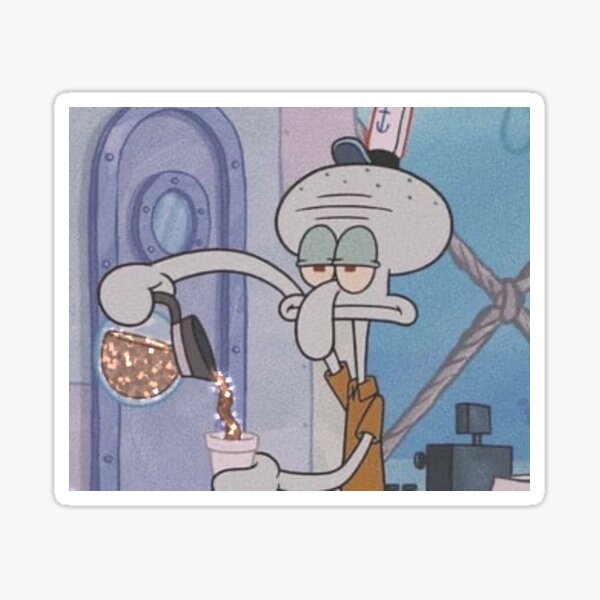 "Miracle Juice, by Squidward" Sticker for Sale by Mamstred Redbubble