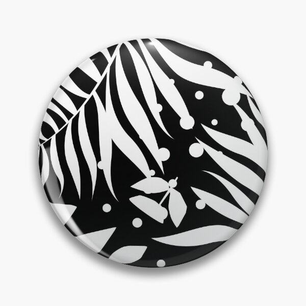 Item preview, Black and White Floral Pattern designed and sold by Pia Kolle.