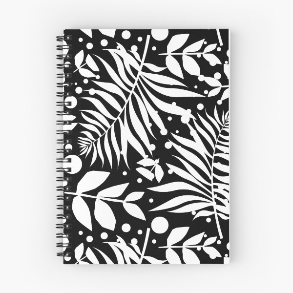 Item preview, Black and White Floral Pattern designed and sold by Pia Kolle.
