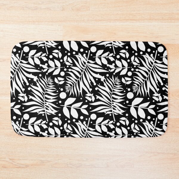 Item preview, Black and White Floral Pattern designed and sold by Pia Kolle.