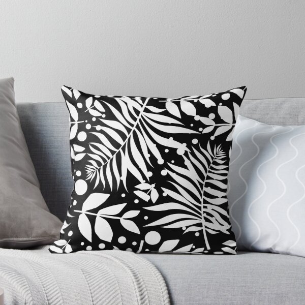 Item preview, Black and White Floral Pattern designed and sold by Pia Kolle.