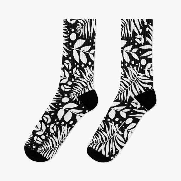 Item preview, Black and White Floral Pattern designed and sold by Pia Kolle.