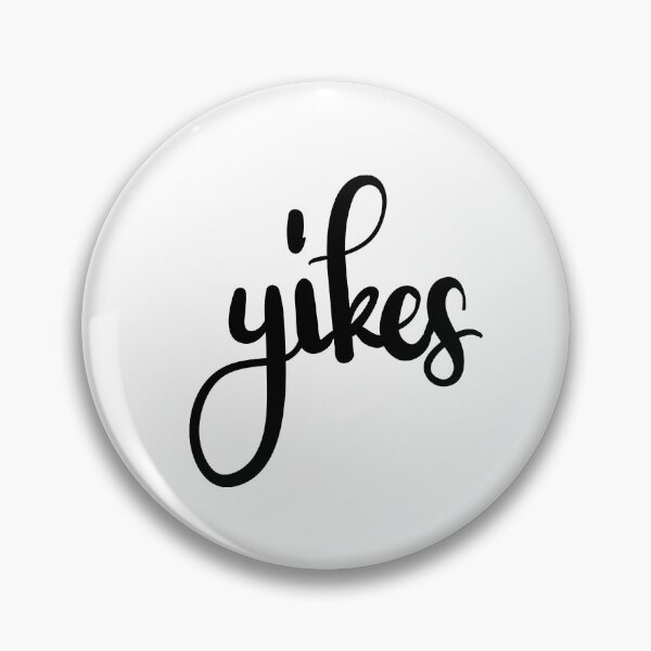 Item preview, Yikes type text handwritten design designed and sold by Laura Ioana V.
