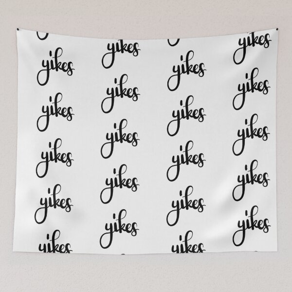 Item preview, Yikes type text handwritten design designed and sold by Laura Ioana V.