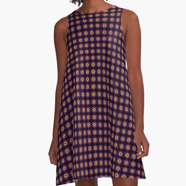 Mosaïque pentagonale A-Line Dress