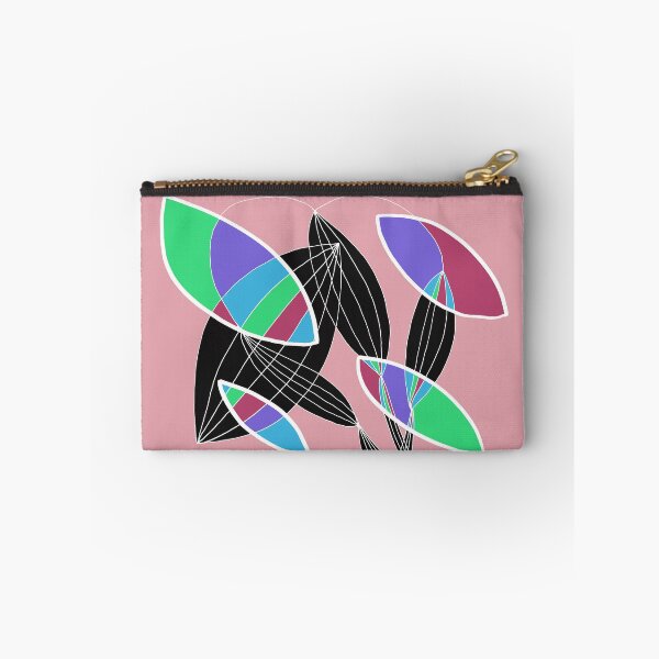 Item preview, Organic objects - 4 colors white lines on Pink Board designed and sold by Istvan Ocztos.