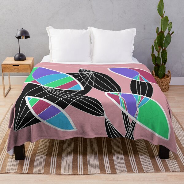 Item preview, Organic objects - 4 colors white lines on Pink Board designed and sold by Istvan Ocztos.