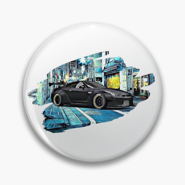 Item preview, R35 GTR Skyline Custom Tokyo Night Print designed and sold by Auto-Prints.