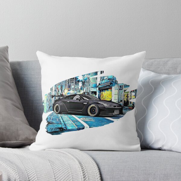 Item preview, R35 GTR Skyline Custom Tokyo Night Print designed and sold by Auto-Prints.