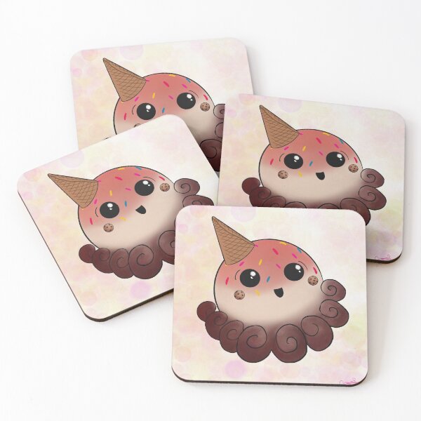 Item preview, Ice Cream Octopus w/ background  designed and sold by Corissa Livingston.