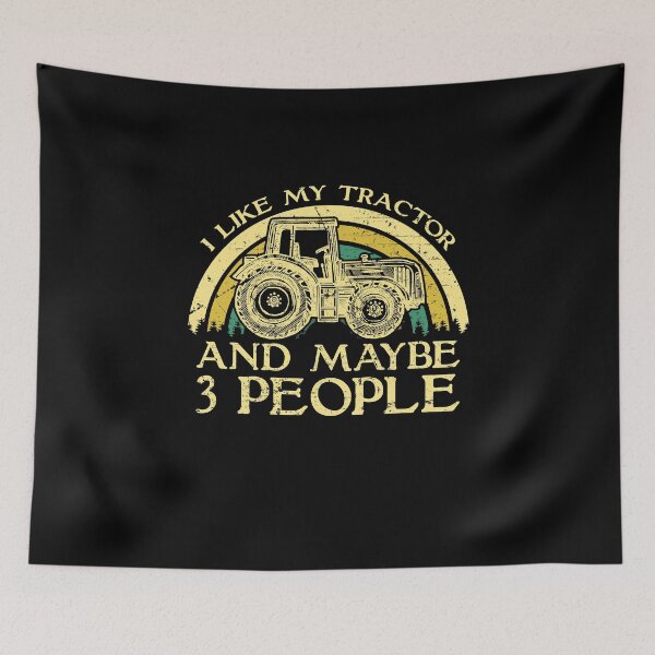 Item preview, I Like My Tractor And Maybe 3 People designed and sold by sesa10.