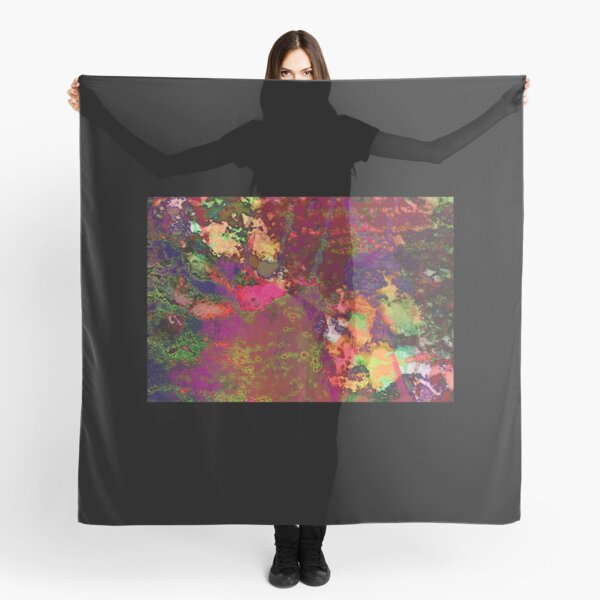 Paw Print Paint Splash Scarf