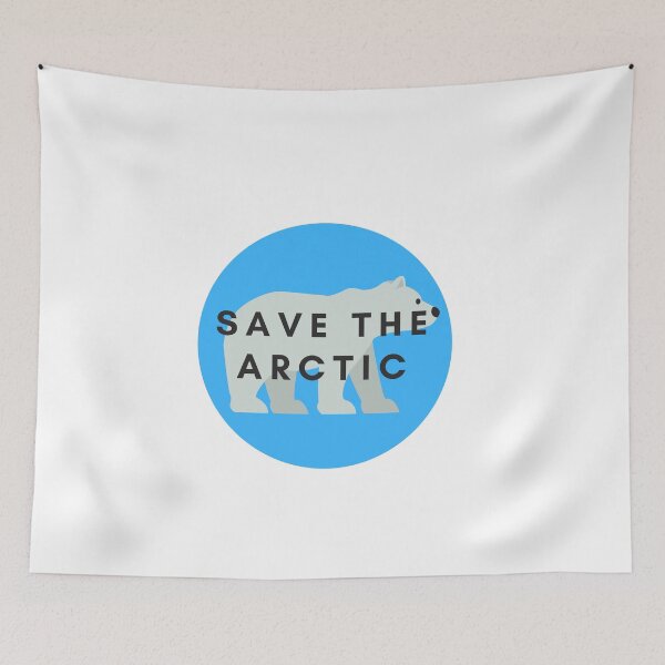 Item preview, save the arctic- polar bear designed and sold by bekindclothing-.