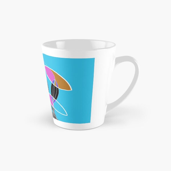 Item preview, Organic objects - 4 colors white lines on Blue Board designed and sold by Istvan Ocztos.
