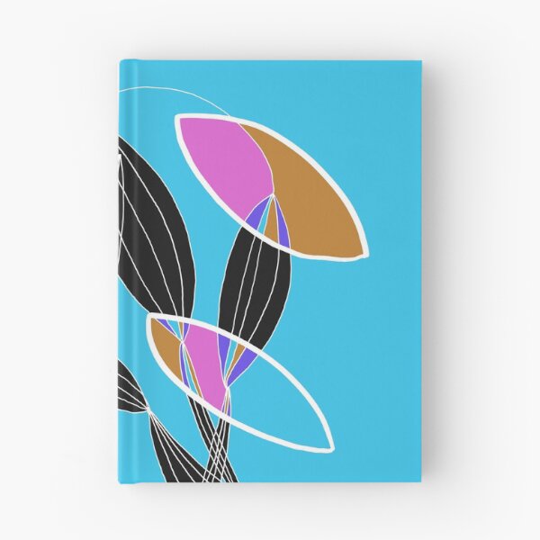 Item preview, Organic objects - 4 colors white lines on Blue Board designed and sold by Istvan Ocztos.