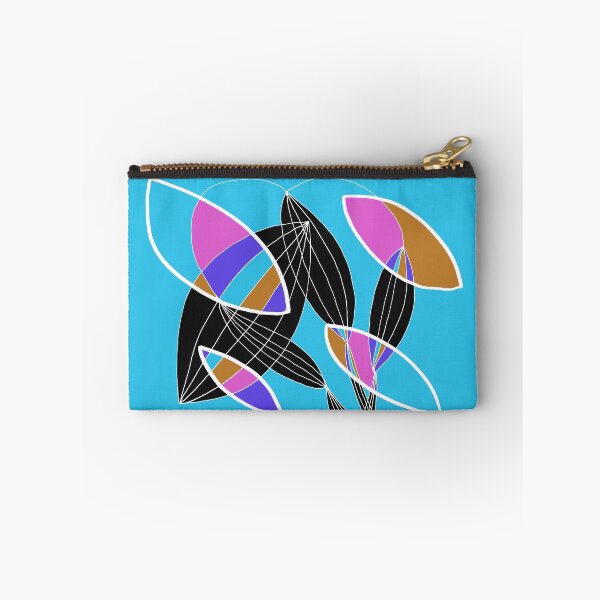 Item preview, Organic objects - 4 colors white lines on Blue Board designed and sold by Istvan Ocztos.